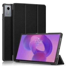 LEATHER Felhajtható tok Lenovo Idea Tab készülékhez, fekete