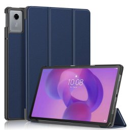 LEATHER Felhajtható tok Lenovo Idea Tab készülékhez, kék