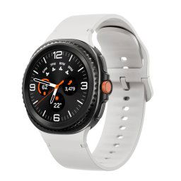 SILICONE Cserélhető szíj Samsung Galaxy Watch8 / Watch8 Classic órához, fehér