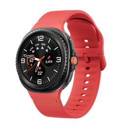 SILICONE Cserélhető szíj Samsung Galaxy Watch8 / Watch8 Classic piros színhez