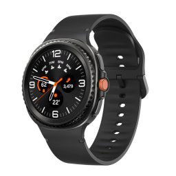 SILICONE Cserélhető szíj Samsung Galaxy Watch8 / Watch8 Classic órához, fekete