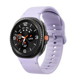 SILICONE Cserélhető szíj Samsung Galaxy Watch8 / Watch8 Classic lila színhez