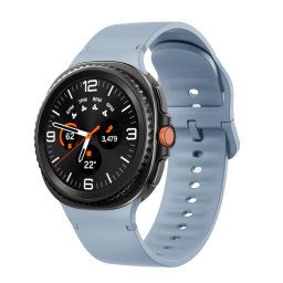 SILICONE Cserélhető szíj Samsung Galaxy Watch8 / Watch8 Classic készülékhez, szürke-kék