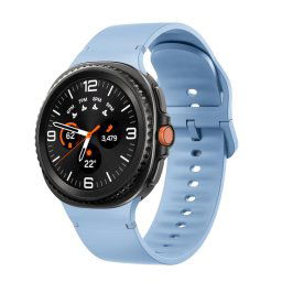 SILICONE Cserélhető szíj Samsung Galaxy Watch8 / Watch8 Classic okosórához, világoskék