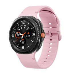 SILICONE Cserélhető szíj Samsung Galaxy Watch8 / Watch8 Classic okosórához, világos rózsaszín
