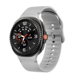 SILICONE Cserélhető szíj Samsung Galaxy Watch8 / Watch8 Classic készülékhez, szürke