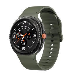 SILICONE Cserélhető szíj Samsung Galaxy Watch8 / Watch8 Classic sötétzöld színhez