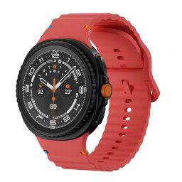 WAVY szilikon szíj Samsung Galaxy Watch8 / Watch8 Classic piros színhez