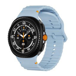 WAVY szilikon szíj Samsung Galaxy Watch8 / Watch8 Classic okosórához, világoskék