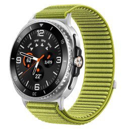NYLON cserélhető szíj Samsung Galaxy Watch8 / Watch8 Classic okosórához, világoszöld