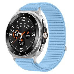 NYLON cserélhető szíj Samsung Galaxy Watch8 / Watch8 Classic okosórához, világoskék