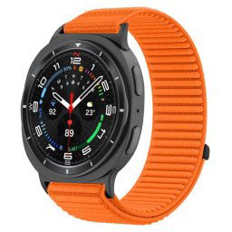 NYLON Cserélhető szíj Samsung Galaxy Watch8 / Watch8 Classic narancssárga órához
