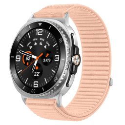 NYLON cserélhető szíj Samsung Galaxy Watch8 / Watch8 Classic okosórához, világos rózsaszín