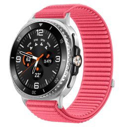 NYLON Cserélhető szíj Samsung Galaxy Watch8 / Watch8 Classic készülékhez, sötét rózsaszín