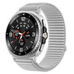 NYLON Cserélhető szíj Samsung Galaxy Watch8 / Watch8 Classic készülékhez, szürke