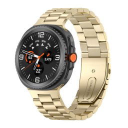 CLASSIC Fém szíj Samsung Galaxy Watch8 / Watch8 Classic arany színűhöz