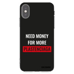 Átlátszó szilikon tok az alábbi mobiltelefonokra Apple iPhone X/XS - More PLASTENCIAGA