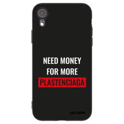 Fekete szilikon tok az alábbi mobiltelefonokra Apple iPhone XR - More PLASTENCIAGA