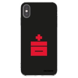 Átlátszó szilikon tok az alábbi mobiltelefonokra Apple iPhone XS Max - Le Plastenciaga