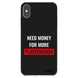 Átlátszó szilikon tok az alábbi mobiltelefonokra Apple iPhone XS Max - More PLASTENCIAGA