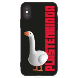 Fekete szilikon tok az alábbi mobiltelefonokra Apple iPhone X/XS - Kiky Ricky