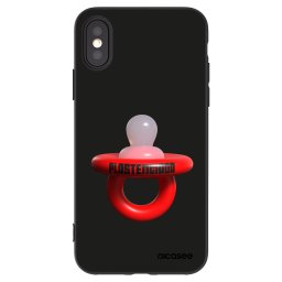 Fekete szilikon tok az alábbi mobiltelefonokra Apple iPhone X/XS - Le Dudel