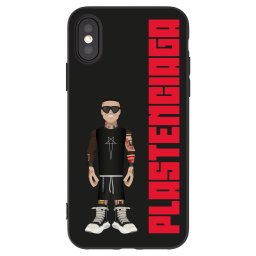 Fekete szilikon tok az alábbi mobiltelefonokra Apple iPhone X/XS - Tomáš Rajchl