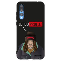 Fekete szilikon tok az alábbi mobiltelefonokra Huawei P20 Pro - Bezďák