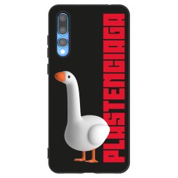 Fekete szilikon tok az alábbi mobiltelefonokra Huawei P20 Pro - Kiky Ricky
