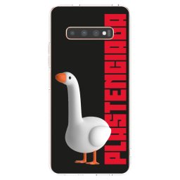 Átlátszó szilikon tok az alábbi mobiltelefonokra Samsung Galaxy S10 Plus G975 - Kiky Ricky