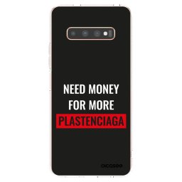 Átlátszó szilikon tok az alábbi mobiltelefonokra Samsung Galaxy S10 Plus G975 - More PLASTENCIAGA