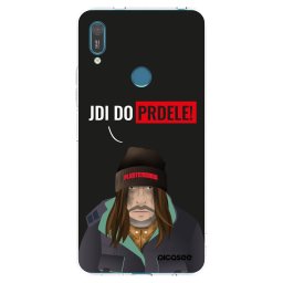 Átlátszó szilikon tok az alábbi mobiltelefonokra Huawei Y7 2019 - Bezďák