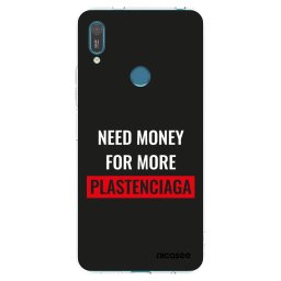 Átlátszó szilikon tok az alábbi mobiltelefonokra Huawei Y7 2019 - More PLASTENCIAGA