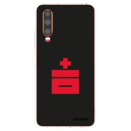 Átlátszó szilikon tok az alábbi mobiltelefonokra Huawei P30 - Le Plastenciaga