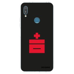 Átlátszó szilikon tok az alábbi mobiltelefonokra Huawei Y6 2019 - Le Plastenciaga