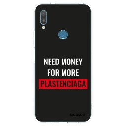 Átlátszó szilikon tok az alábbi mobiltelefonokra Huawei Y6 2019 - More PLASTENCIAGA