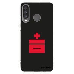 Átlátszó szilikon tok az alábbi mobiltelefonokra Huawei P30 Lite - Le Plastenciaga