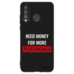 Fekete szilikon tok az alábbi mobiltelefonokra Huawei P30 Lite - More PLASTENCIAGA
