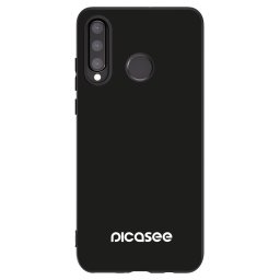 Fekete szilikon tok az alábbi mobiltelefonokra Huawei P30 Lite - Picasee