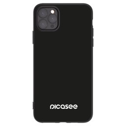 Fekete szilikon tok az alábbi mobiltelefonokra Apple iPhone 11 Pro Max - Picasee