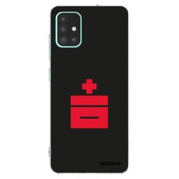 Átlátszó szilikon tok az alábbi mobiltelefonokra Samsung Galaxy A51 A515F - Le Plastenciaga