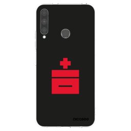 Átlátszó szilikon tok az alábbi mobiltelefonokra Huawei P40 Lite E - Le Plastenciaga