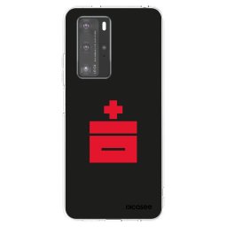 Átlátszó szilikon tok az alábbi mobiltelefonokra Huawei P40 Pro - Le Plastenciaga