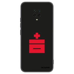 Fekete szilikon tok az alábbi mobiltelefonokra Xiaomi Redmi Note 9 Pro - Le Plastenciaga