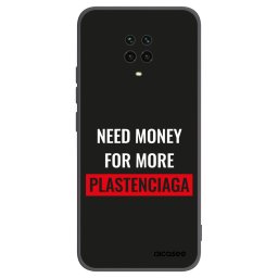 Fekete szilikon tok az alábbi mobiltelefonokra Xiaomi Redmi Note 9 Pro - More PLASTENCIAGA