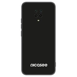 Fekete szilikon tok az alábbi mobiltelefonokra Xiaomi Redmi Note 9 Pro - Picasee
