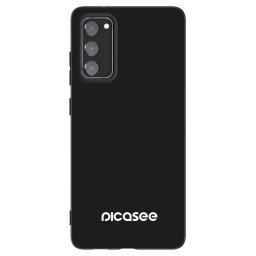 Fekete szilikon tok az alábbi mobiltelefonokra Samsung Galaxy S20 FE - Picasee