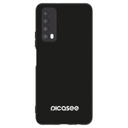 Fekete szilikon tok az alábbi mobiltelefonokra Huawei P Smart 2021 - Picasee