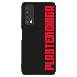 Fekete szilikon tok az alábbi mobiltelefonokra Huawei P Smart 2021 - Plastenciaga
