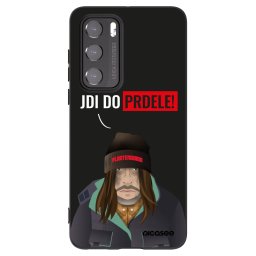 Fekete szilikon tok az alábbi mobiltelefonokra Huawei P40 - Bezďák